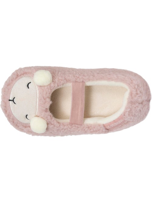 Zapatillas bailarinas sherpa, suela antideslizante niña isotoner - Kiabi