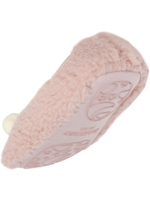 Zapatillas bailarinas sherpa, suela antideslizante niña isotoner - Kiabi