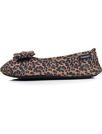 Zapatillas bailarinas suédine, suela flexible, espuma mujer Isotoner