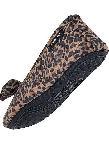 Zapatillas bailarinas suédine, suela flexible, espuma mujer Isotoner