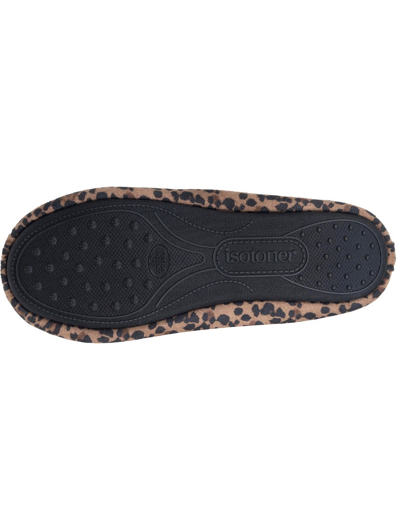 Zapatillas bailarinas suédine, suela flexible, espuma mujer Isotoner Beige - Kiabi