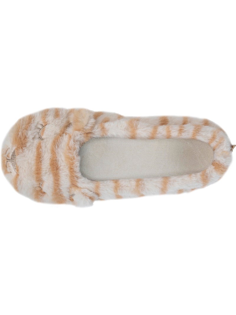 Zapatillas bailarinas suela antideslizante mujer isotoner Beige - Kiabi