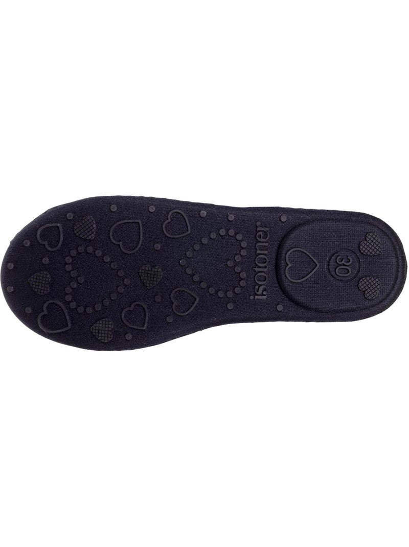 Zapatillas bailarinas suela antideslizante niña Isotoner Azul Blanco - Kiabi