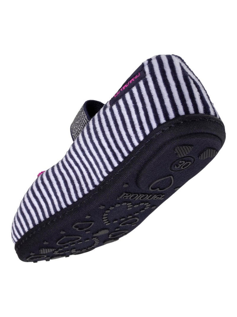 Zapatillas bailarinas suela antideslizante niña Isotoner Azul Blanco - Kiabi