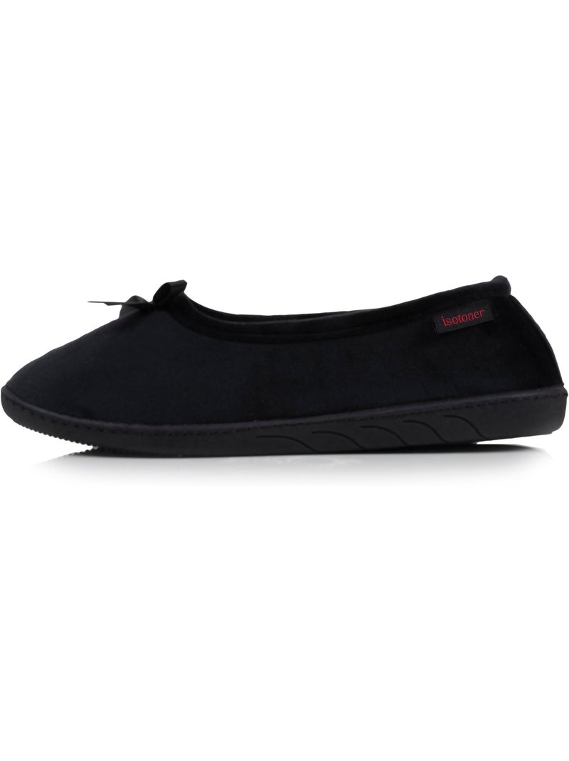 Zapatillas bailarinas suela con memoria de forma ultracómoda mujer Negro - Kiabi