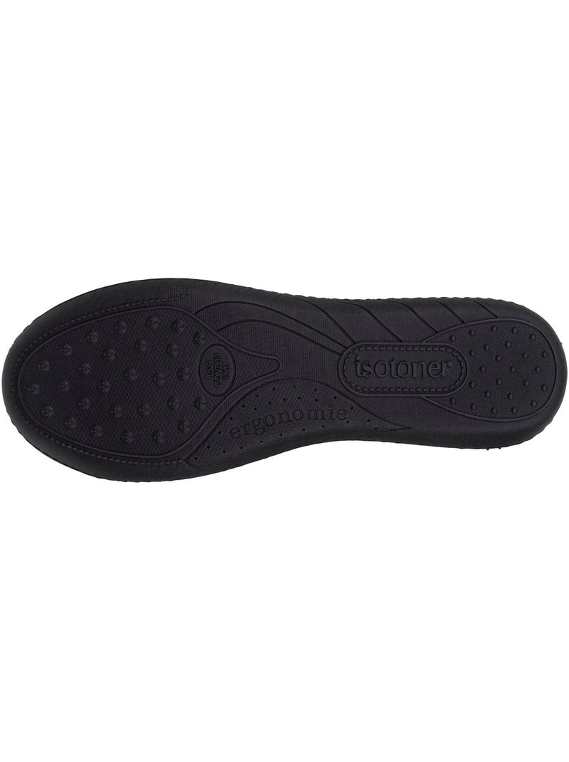 Zapatillas bailarinas suela con memoria de forma ultracómoda mujer Negro - Kiabi