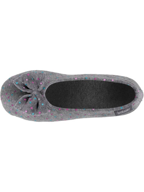 Zapatillas bailarinas suela de terciopelo ultrasuave con mujer Isotoner - Kiabi