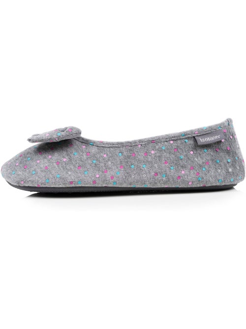Zapatillas bailarinas suela de terciopelo ultrasuave con mujer Isotoner - Kiabi