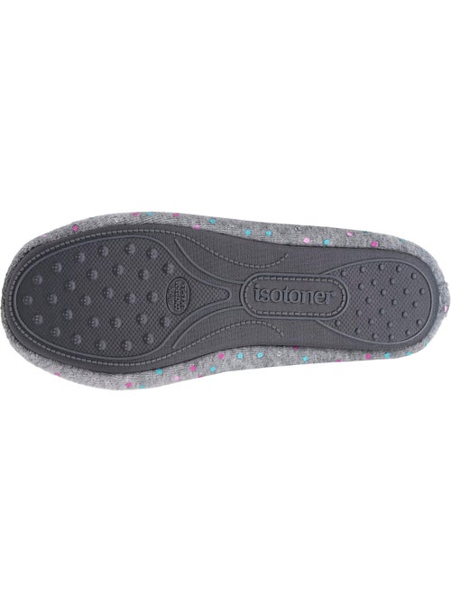 Zapatillas bailarinas suela de terciopelo ultrasuave con mujer Isotoner - Kiabi
