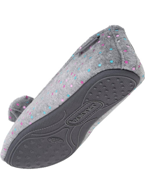 Zapatillas bailarinas suela de terciopelo ultrasuave con mujer Isotoner - Kiabi