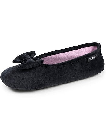 Zapatillas bailarinas suela de terciopelo ultrasuave con mujer Isotoner