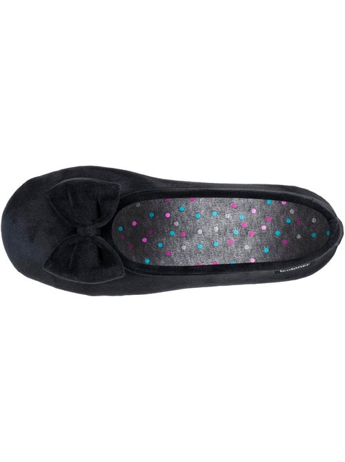 Zapatillas bailarinas suela de terciopelo ultrasuave con mujer Isotoner - Kiabi