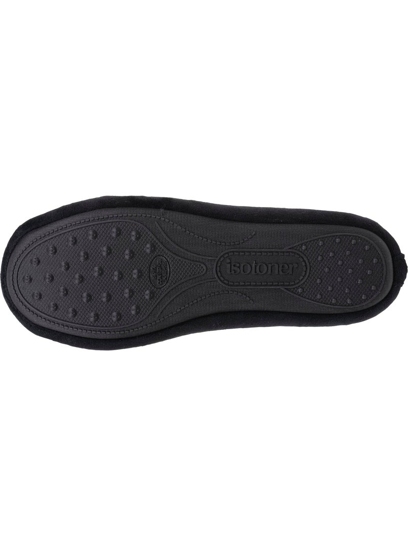 Zapatillas bailarinas suela de terciopelo ultrasuave con mujer Isotoner Negro - Kiabi