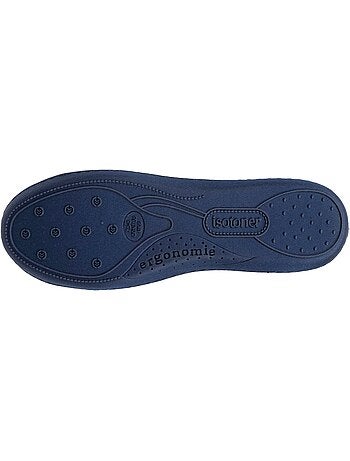 Zapatillas bailarinas plantilla ergonómica microvelour con mujer Isotoner