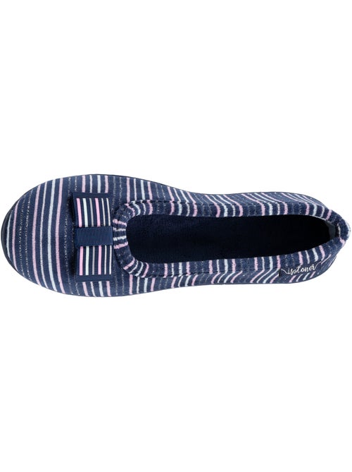Zapatillas bailarinas suela ergonómica de terciopelo mujer Isotoner - Kiabi