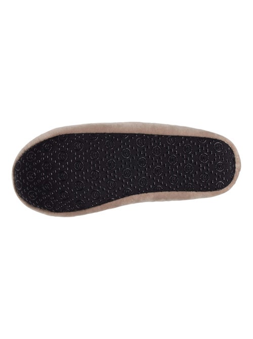 Zapatillas bailarinas suela microvelour antideslizante mujer Isotoner - Kiabi