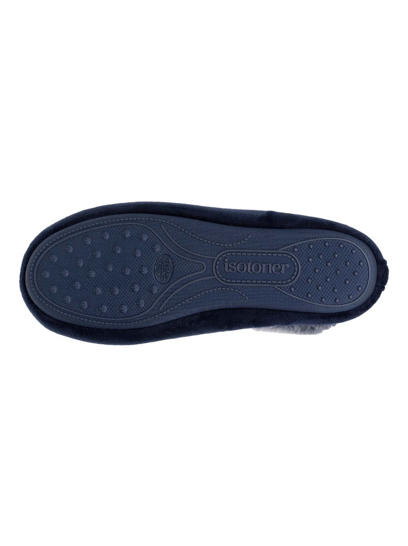 Zapatillas bailarinas suela ultra suave y cómoda, suela con mujer Isotoner Azul marino - Kiabi