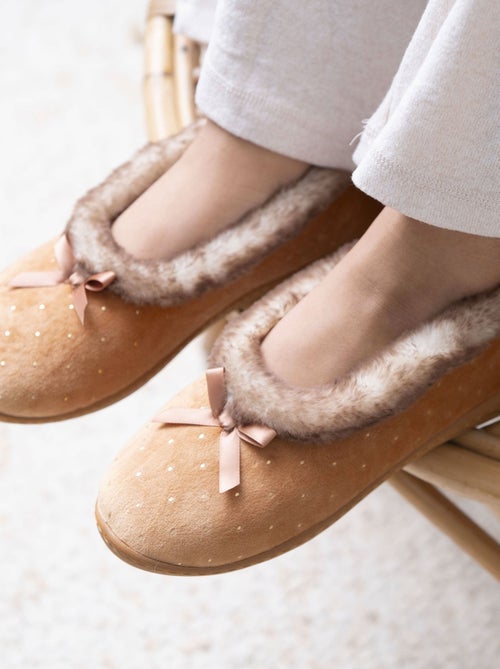 Zapatillas bailarinas suela ultra suave y cómoda, suela con mujer Isotoner - Kiabi