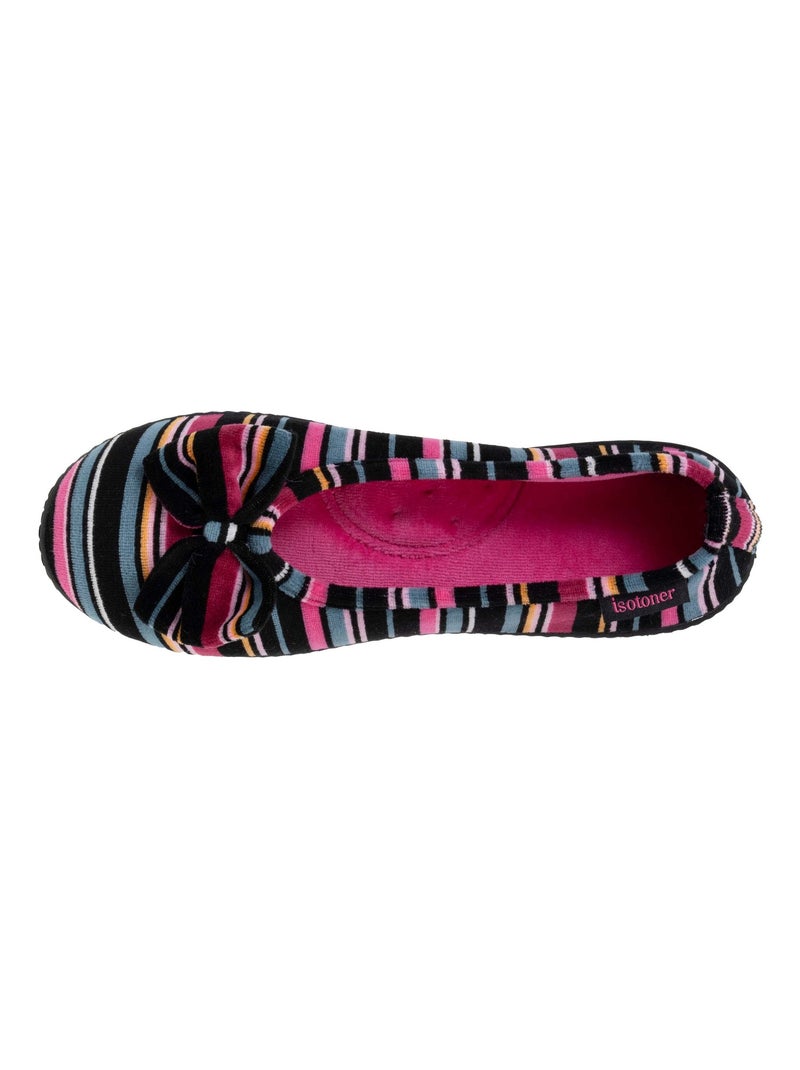 Zapatillas bailarinas suela ultra suave y cómoda, suela con mujer Isotoner Multicolor - Kiabi