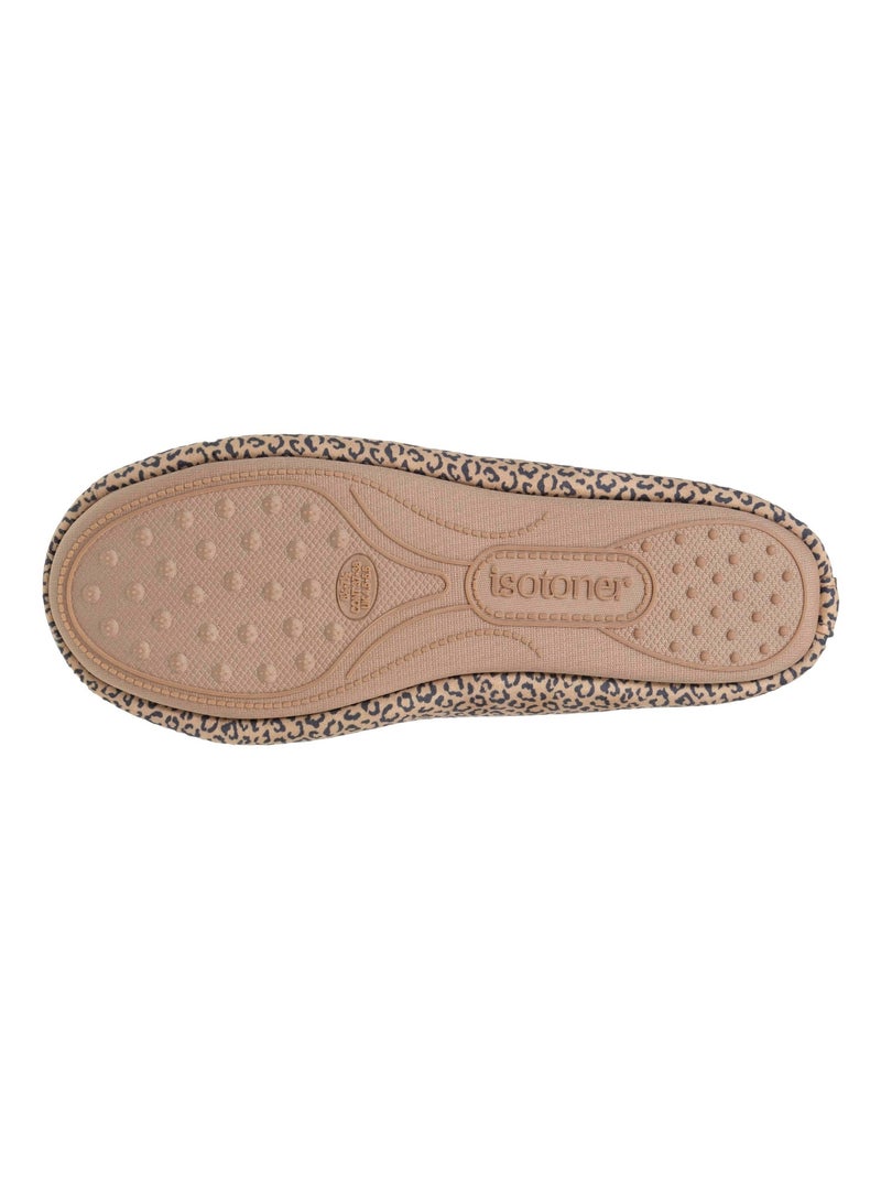 Zapatillas bailarinas suela ultra suave y cómoda, suela con mujer Isotoner Negro Marrón - Kiabi