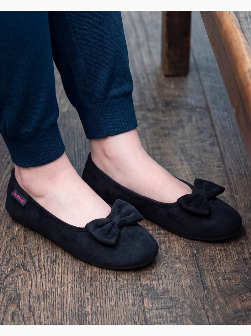 Zapatillas bailarinas suela ultra suave y cómoda, suela con mujer Negro - Kiabi