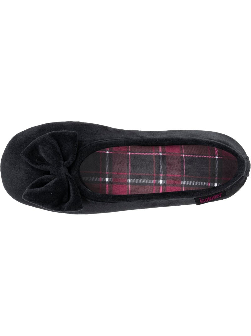 Zapatillas bailarinas suela ultra suave y cómoda, suela con mujer Negro - Kiabi