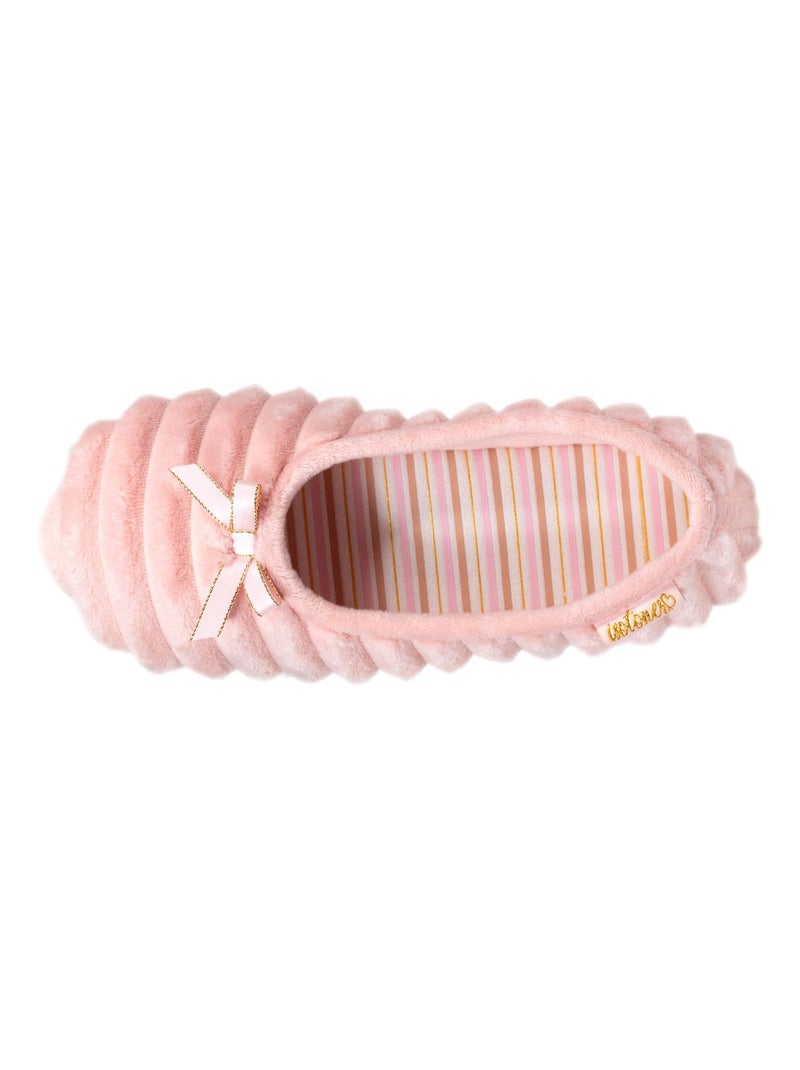 Zapatillas bailarinas suela ultracómoda y ligera, fina y mujer Isotoner Rosa - Kiabi