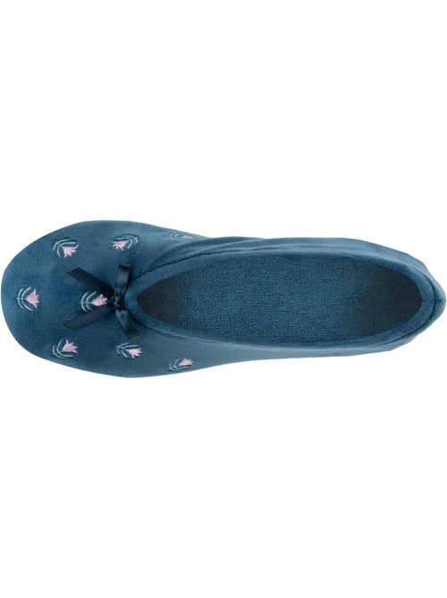 Zapatillas bailarinas suela ultraconfortable de cuero/curtido mujer isotoner - Kiabi Zapatillas bailarinas suela ultraconfortable de cuero/curtido mujer isotoner - Kiabi