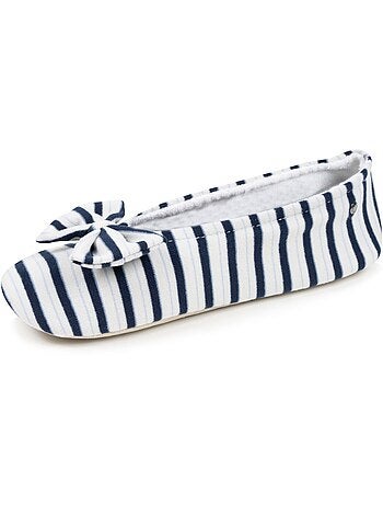 Zapatillas bailarinas suela ultraconfortable de cuero/curtido mujer isotoner