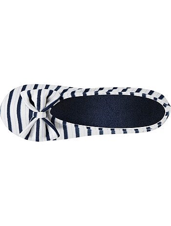 Zapatillas bailarinas suela ultraconfortable de cuero/curtido mujer isotoner