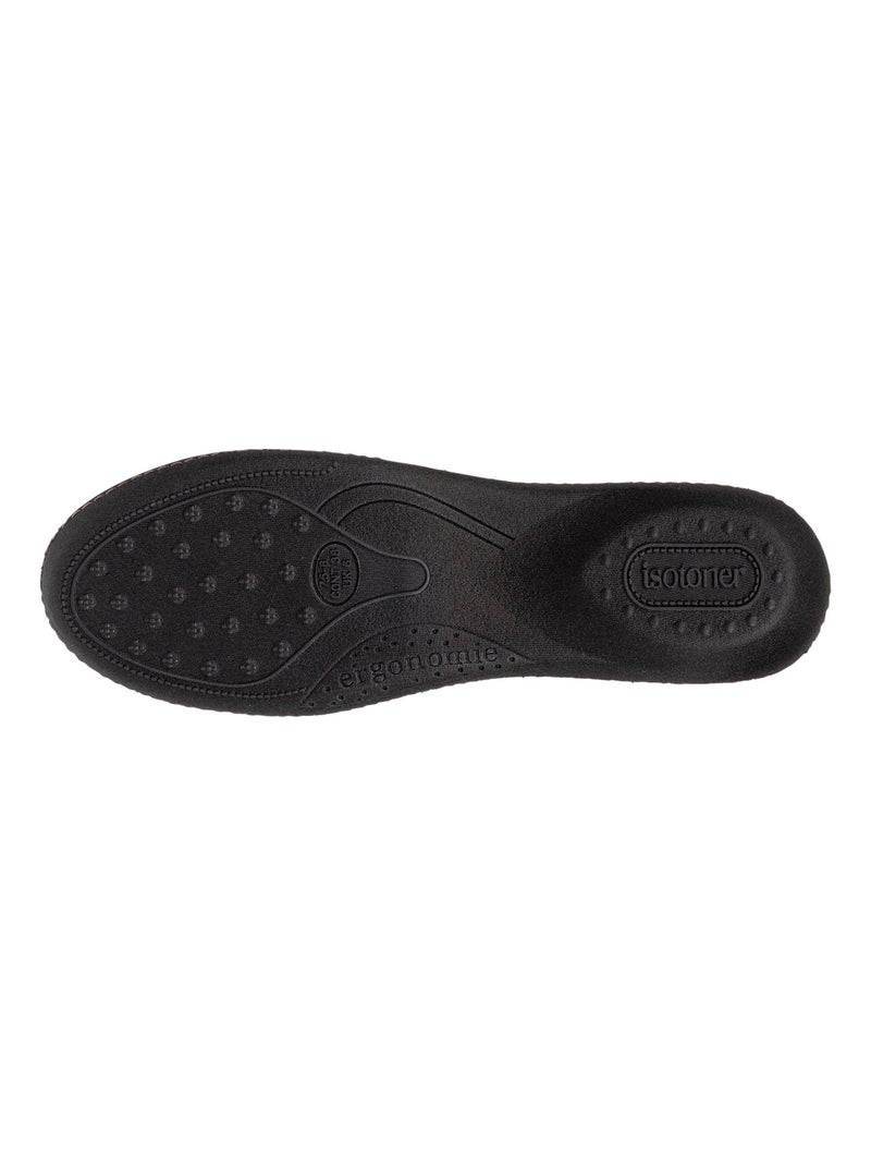 Zapatillas bailarinas tacón ultra suave y ultra cómodo de 3,8 mujer Isotoner Multicolor - Kiabi