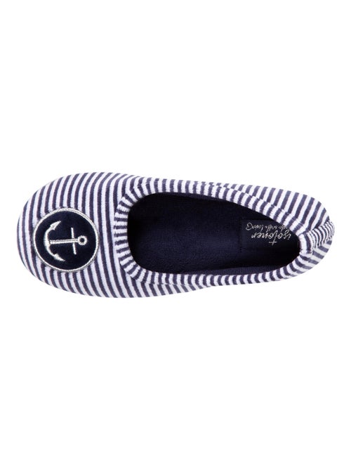 Zapatillas bailarinas terciopelo niña Isotoner - Kiabi