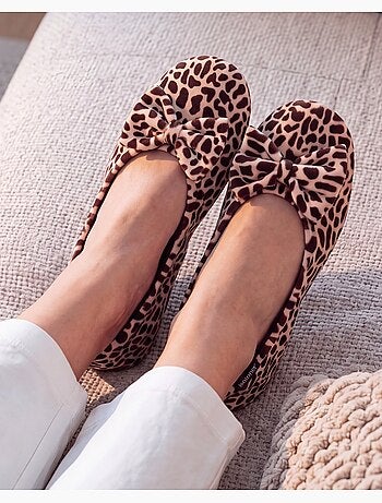 Zapatillas bailarinas suela ultraconfortable de cuero/curtido mujer