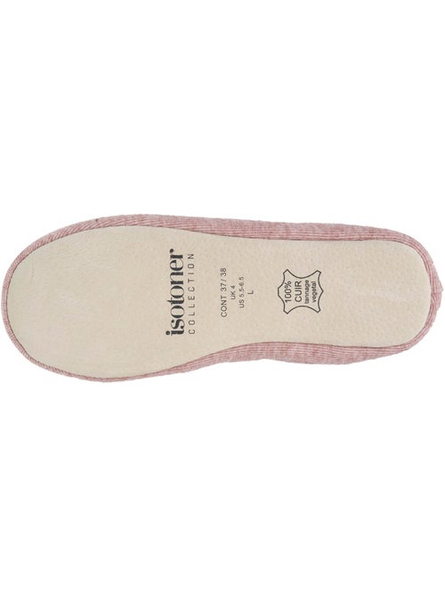 Zapatillas bailarinas ultra-confortable, suela de cuero, mujer isotoner - Kiabi Zapatillas bailarinas ultra-confortable, suela de cuero, mujer isotoner - Kiabi