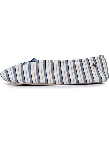 Zapatillas bailarinas suela ultraconfortable de cuero/curtido mujer isotoner