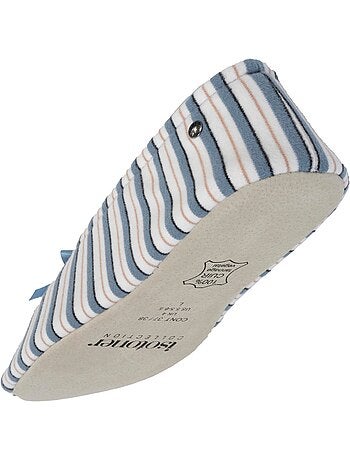 Zapatillas bailarinas suela ultraconfortable de cuero/curtido mujer isotoner