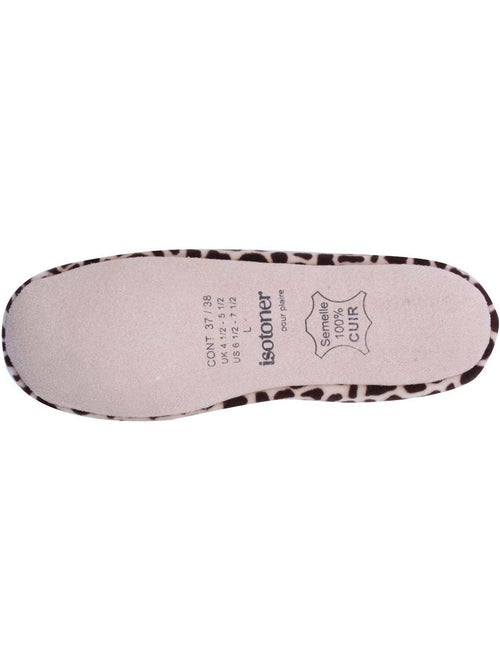 Zapatillas bailarinas ultra-confortable, suela de cuero, mujer isotoner - Kiabi Zapatillas bailarinas ultra-confortable, suela de cuero, mujer isotoner - Kiabi