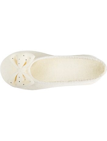 Zapatillas bailarinas suela ultraconfortable de cuero/curtido mujer isotoner