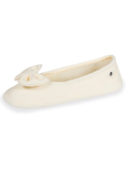 Zapatillas bailarinas ultra-confortable, suela de cuero, mujer isotoner - Kiabi Zapatillas bailarinas ultra-confortable, suela de cuero, mujer isotoner - Kiabi