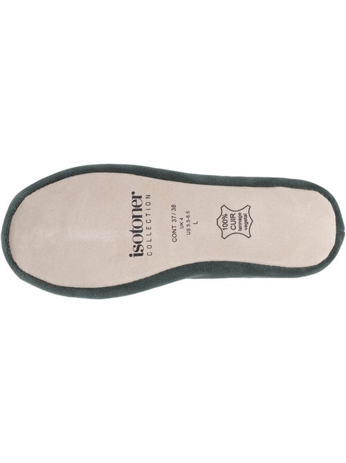 Zapatillas bailarinas ultra-confortable, suela de cuero, mujer isotoner - Kiabi Zapatillas bailarinas ultra-confortable, suela de cuero, mujer isotoner - Kiabi