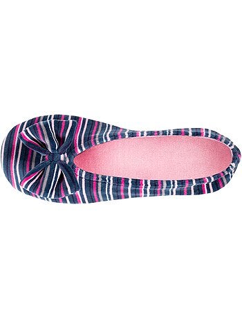 Zapatillas bailarinas ultracómoda, de Algodón orgánico y suela mujer Isotoner