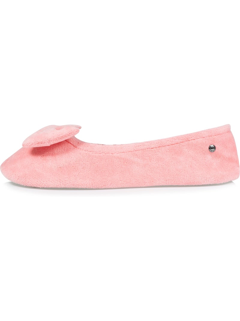 Zapatillas bailarinas ultracómoda, de algodón orgánico y suela mujer isotoner Coral - Kiabi
