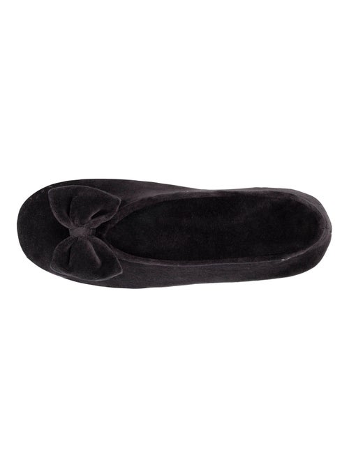 Zapatillas bailarinas ultracómoda, de Algodón orgánico y suela mujer Isotoner - Kiabi