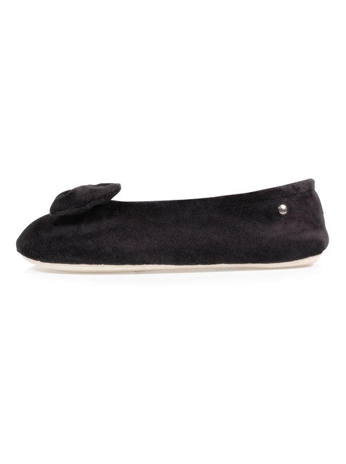 Zapatillas bailarinas ultracómoda, de Algodón orgánico y suela mujer Isotoner - Kiabi