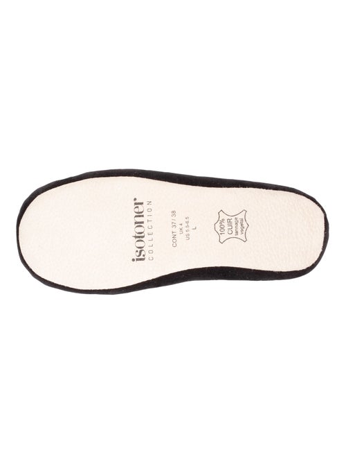 Zapatillas bailarinas ultracómoda, de Algodón orgánico y suela mujer Isotoner - Kiabi