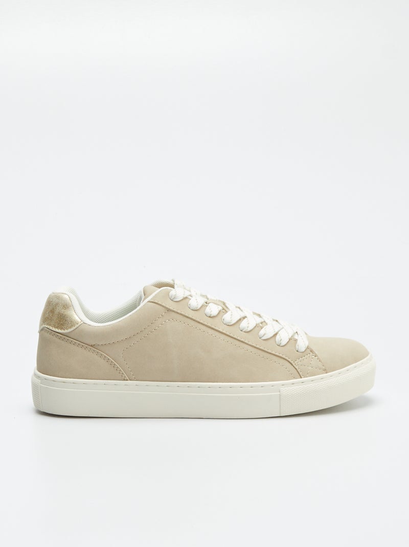Zapatillas bajas BEIGE - Kiabi