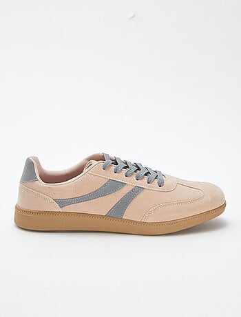 Zapatillas bajas bicolores de tela