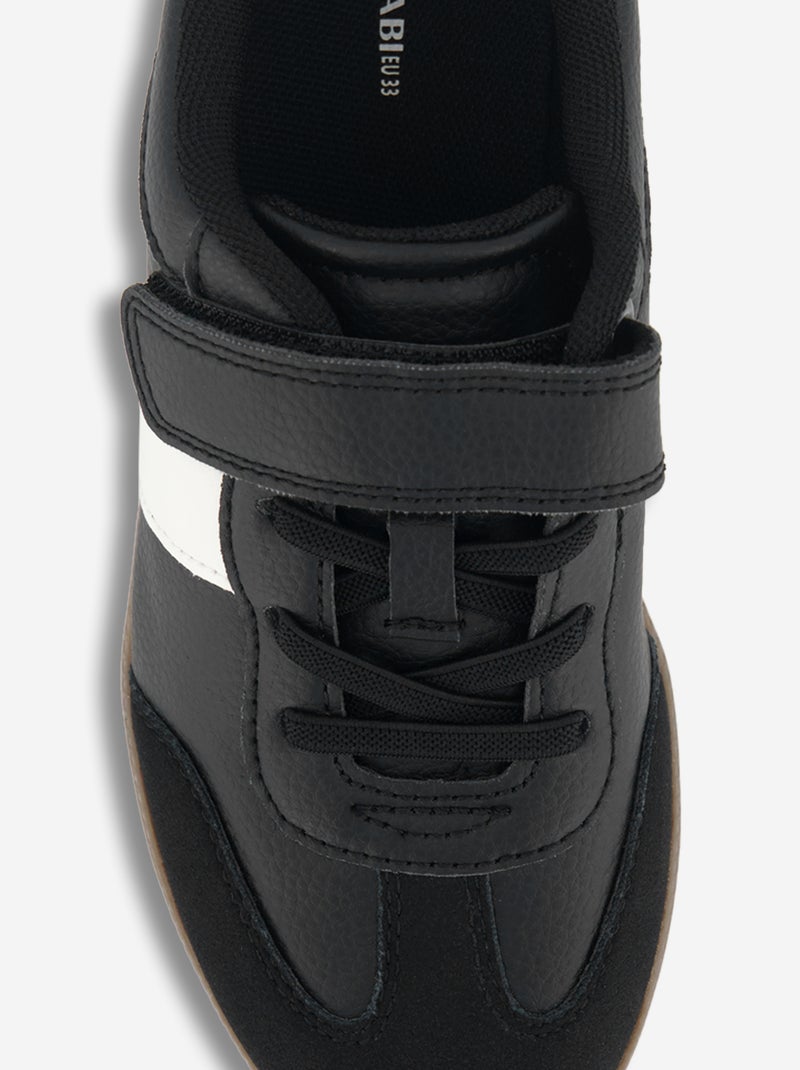 Zapatillas bajas bicolores Negro - Kiabi