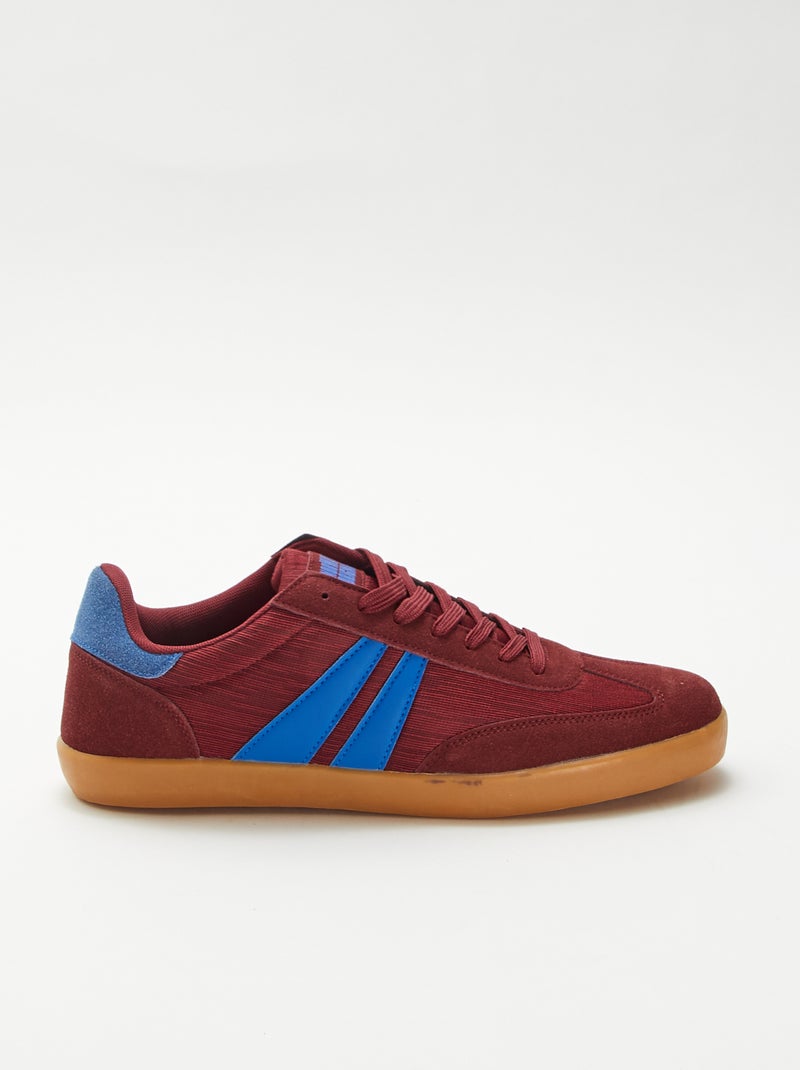 Zapatillas bajas bicolores Purpura - Kiabi
