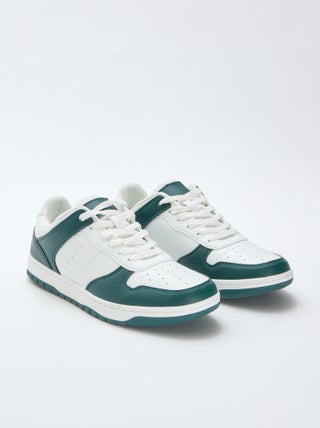 Zapatillas bajas bicolores